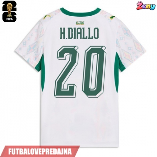 Lacne Ženy Futbalové dres Senegal Habib Diallo #20 MS 2026 Krátky Rukáv - Domáci